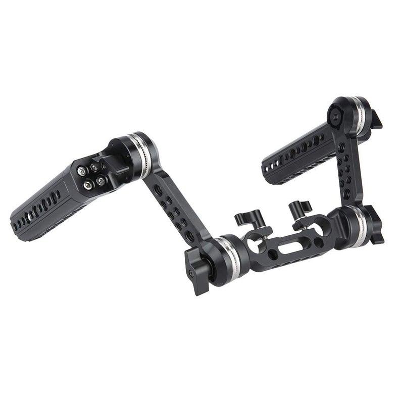 NICEYRIG Rosette Handle Kit with Extension Arm M6 Threaded Applicable for 15mm DSLR Shoulder Pad Rig System - 271 - Image 5